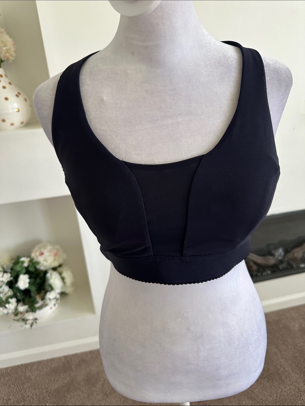 lululemon athletica Black Wireless Support Bra